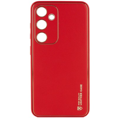 Шкіряний чохол Xshield для Samsung Galaxy S23 Червоний / Red Шкіряний чохол Xshield для Samsung Galaxy S23 Червоний / Red
