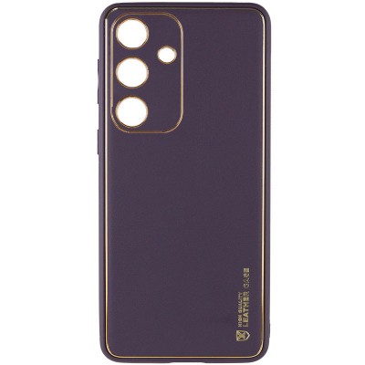 Шкіряний чохол Xshield для Samsung Galaxy S24+ Фіолетовий / Dark Purple Шкіряний чохол Xshield для Samsung Galaxy S24+ Фіолетовий / Dark Purple
