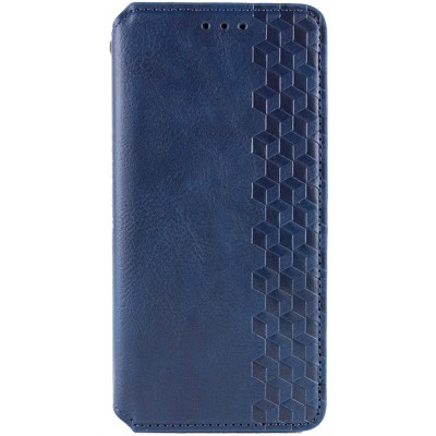 Шкіряний чохол книжка GETMAN Cubic (PU) для Realme 11 4G Синій Шкіряний чохол книжка GETMAN Cubic (PU) для Realme 11 4G Синій