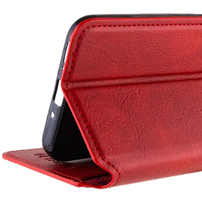 Шкіряний чохол книжка GETMAN Cubic (PU) для Realme 11 4G Червоний Шкіряний чохол книжка GETMAN Cubic (PU) для Realme 11 4G Червоний