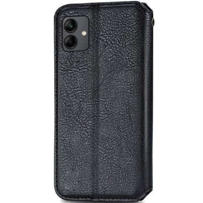 Шкіряний чохол книжка GETMAN Cubic (PU) для Samsung Galaxy A06 Чорний Шкіряний чохол книжка GETMAN Cubic (PU) для Samsung Galaxy A06 Чорний