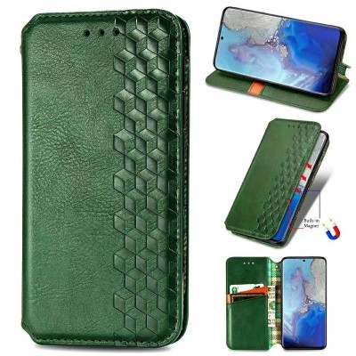 Шкіряний чохол книжка GETMAN Cubic (PU) для Xiaomi Redmi Note 9 / Redmi 10X Зелений Шкіряний чохол книжка GETMAN Cubic (PU) для Xiaomi Redmi Note 9 / Redmi 10X Зелений