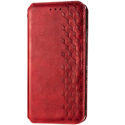 Шкіряний чохол книжка GETMAN Cubic (PU) для Xiaomi Redmi Note 9s / Note 9 Pro / Note 9 Pro Max Червоний Шкіряний чохол книжка GETMAN Cubic (PU) для Xiaomi Redmi Note 9s / Note 9 Pro / Note 9 Pro Max Червоний