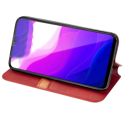 Шкіряний чохол книжка GETMAN Cubic (PU) для Xiaomi Redmi Note 9s / Note 9 Pro / Note 9 Pro Max Червоний Шкіряний чохол книжка GETMAN Cubic (PU) для Xiaomi Redmi Note 9s / Note 9 Pro / Note 9 Pro Max Червоний