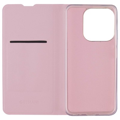 Шкіряний чохол книжка GETMAN Elegant (PU) для TECNO Spark 8C Рожевий Шкіряний чохол книжка GETMAN Elegant (PU) для TECNO Spark 8C Рожевий