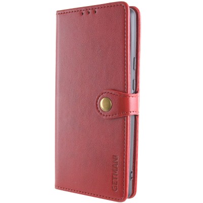 Шкіряний чохол книжка GETMAN Gallant (PU) для Infinix Smart 9 4G / Hot 50i Червоний Шкіряний чохол книжка GETMAN Gallant (PU) для Infinix Smart 9 4G / Hot 50i Червоний