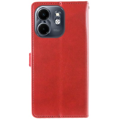 Шкіряний чохол книжка GETMAN Gallant (PU) для Infinix Smart 9 4G / Hot 50i Червоний Шкіряний чохол книжка GETMAN Gallant (PU) для Infinix Smart 9 4G / Hot 50i Червоний
