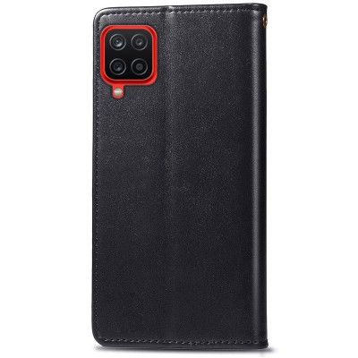 Шкіряний чохол книжка GETMAN Gallant (PU) для Samsung Galaxy A12 / M12 Чорний Шкіряний чохол книжка GETMAN Gallant (PU) для Samsung Galaxy A12 / M12 Чорний