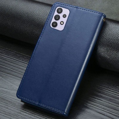 Шкіряний чохол книжка GETMAN Gallant (PU) для Samsung Galaxy A13 4G Синій Шкіряний чохол книжка GETMAN Gallant (PU) для Samsung Galaxy A13 4G Синій