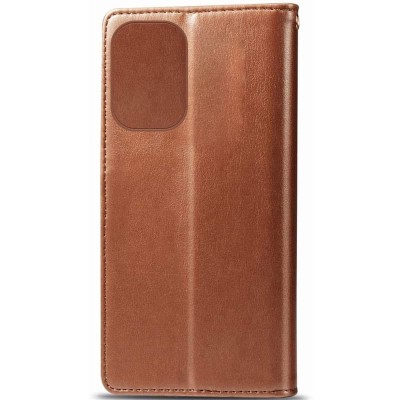 Шкіряний чохол книжка GETMAN Gallant (PU) для Samsung Galaxy S24 Ultra Коричневий Шкіряний чохол книжка GETMAN Gallant (PU) для Samsung Galaxy S24 Ultra Коричневий