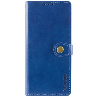Шкіряний чохол книжка GETMAN Gallant (PU) для Samsung Galaxy S24 Ultra Синій Шкіряний чохол книжка GETMAN Gallant (PU) для Samsung Galaxy S24 Ultra Синій