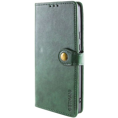 Шкіряний чохол книжка GETMAN Gallant (PU) для Samsung Galaxy S24+ Зелений Шкіряний чохол книжка GETMAN Gallant (PU) для Samsung Galaxy S24+ Зелений