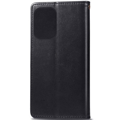 Шкіряний чохол книжка GETMAN Gallant (PU) для Xiaomi Redmi 13C / Poco C65 Чорний
