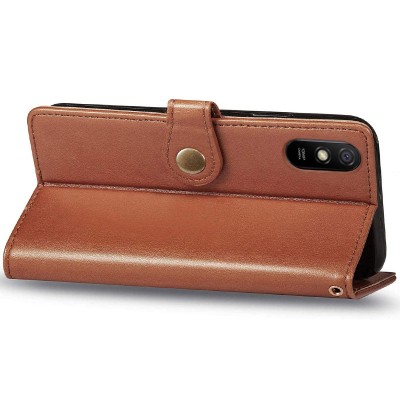 Шкіряний чохол книжка GETMAN Gallant (PU) для Xiaomi Redmi 9A Коричневий Шкіряний чохол книжка GETMAN Gallant (PU) для Xiaomi Redmi 9A Коричневий