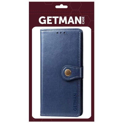 Шкіряний чохол книжка GETMAN Gallant (PU) для Xiaomi Redmi Note 11 (Global) / Note 11S Синій Шкіряний чохол книжка GETMAN Gallant (PU) для Xiaomi Redmi Note 11 (Global) / Note 11S Синій