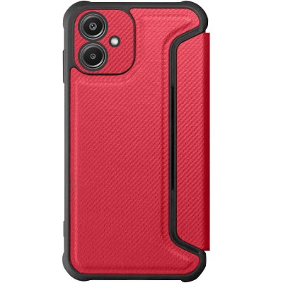 Шкіряний чохол книжка GETMAN Razor (PU) для Samsung Galaxy A06 Red