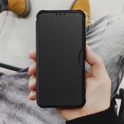 Шкіряний чохол книжка GETMAN Razor (PU) для Samsung Galaxy A25 5G Carbon Шкіряний чохол книжка GETMAN Razor (PU) для Samsung Galaxy A25 5G Carbon