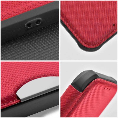 Шкіряний чохол книжка GETMAN Razor (PU) для Samsung Galaxy A35 Red