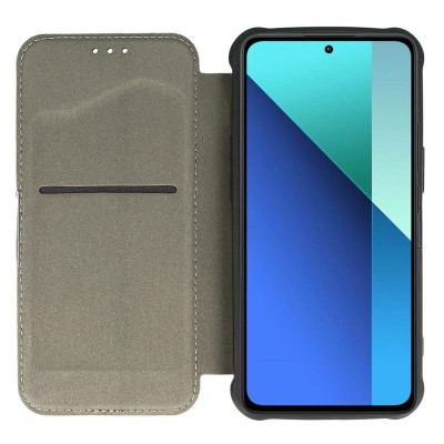 Шкіряний чохол книжка GETMAN Razor (PU) для Xiaomi Redmi 13 4G / Poco M6 4G Carbon Шкіряний чохол книжка GETMAN Razor (PU) для Xiaomi Redmi 13 4G / Poco M6 4G Carbon