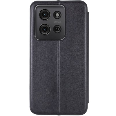 Шкіряний чохол-книжка Classy для Motorola Moto G75 5G Чорний