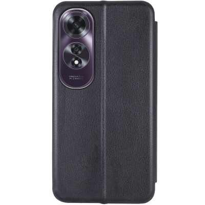 Шкіряний чохол-книжка Classy для Oppo A60 4G Чорний Шкіряний чохол-книжка Classy для Oppo A60 4G Чорний