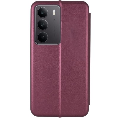 Шкіряний чохол-книжка Classy для Realme C75 / C75x Бордовий