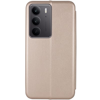 Шкіряний чохол-книжка Classy для Realme C75 / C75x Золотий
