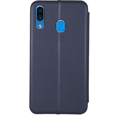 Шкіряний чохол-книжка Classy для Samsung Galaxy A20 / A30 Темно-синій Шкіряний чохол-книжка Classy для Samsung Galaxy A20 / A30 Темно-синій