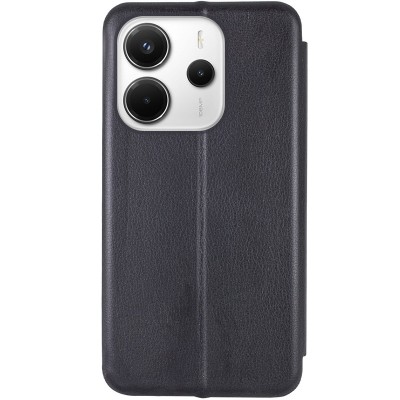 Шкіряний чохол-книжка Classy для Xiaomi Redmi Note 14 4G (Int. version) Чорний