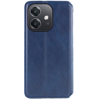 Шкіряний чохол-книжка GETMAN Cubic (PU) для Oppo A3 4G / A3x 4G/ A40m Синій