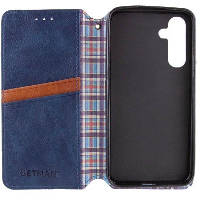 Шкіряний чохол-книжка GETMAN Cubic (PU) для Samsung Galaxy A26 5G Синій