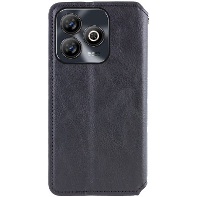 Шкіряний чохол-книжка GETMAN Cubic (PU) для ZTE Blade A75 4G Чорний Шкіряний чохол-книжка GETMAN Cubic (PU) для ZTE Blade A75 4G Чорний