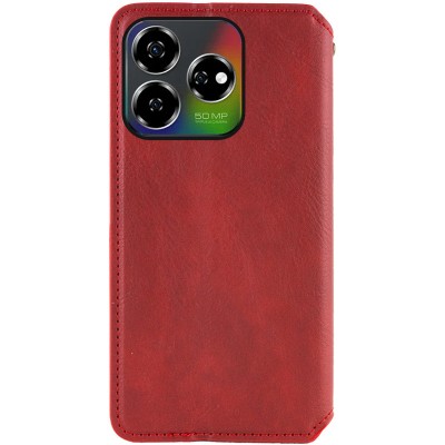 Шкіряний чохол-книжка GETMAN Cubic (PU) для ZTE Nubia V60 Червоний Шкіряний чохол-книжка GETMAN Cubic (PU) для ZTE Nubia V60 Червоний