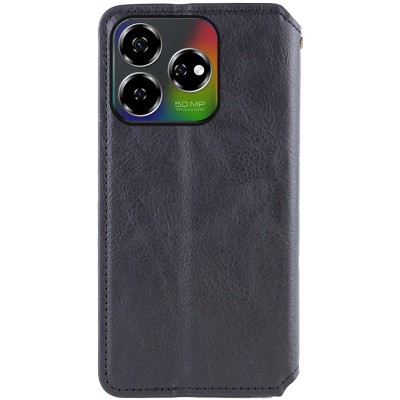Шкіряний чохол-книжка GETMAN Cubic (PU) для ZTE Nubia V60 Чорний Шкіряний чохол-книжка GETMAN Cubic (PU) для ZTE Nubia V60 Чорний