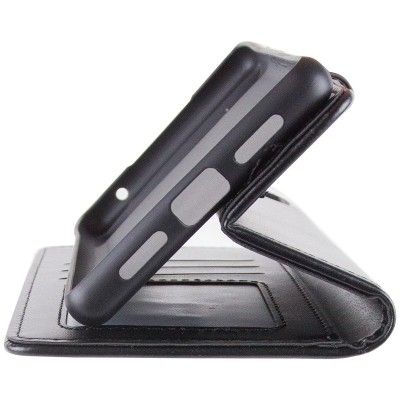 Шкіряний чохол-книжка GETMAN Gallant (PU) для Motorola Moto G75 5G Чорний Шкіряний чохол-книжка GETMAN Gallant (PU) для Motorola Moto G75 5G Чорний