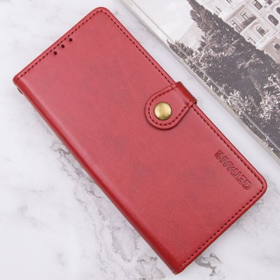 Шкіряний чохол-книжка GETMAN Gallant (PU) для Oppo A60 4G Червоний