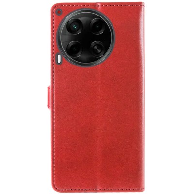 Шкіряний чохол-книжка GETMAN Gallant (PU) для TECNO Camon 30 (CL6) Червоний