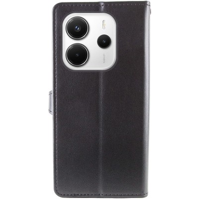 Шкіряний чохол-книжка GETMAN Gallant (PU) для Xiaomi Redmi Note 14 4G (Europe version) Чорний Шкіряний чохол-книжка GETMAN Gallant (PU) для Xiaomi Redmi Note 14 4G (Europe version) Чорний