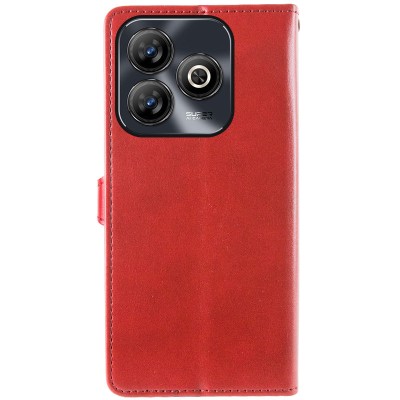 Шкіряний чохол-книжка GETMAN Gallant (PU) для ZTE Blade A75 4G Червоний