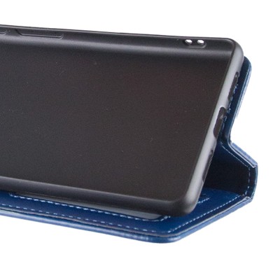 Шкіряний чохол-книжка GETMAN Gallant (PU) для ZTE Nubia V60 Синій
