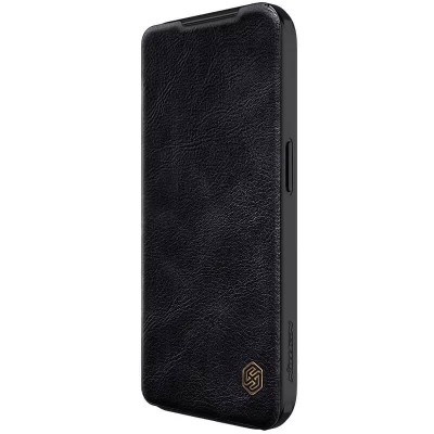 Шкіряний чохол-книжка Nillkin Qin Pro Camshield для Apple iPhone 15 Pro Max (6.7") Чорний Шкіряний чохол-книжка Nillkin Qin Pro Camshield для Apple iPhone 15 Pro Max (6.7") Чорний