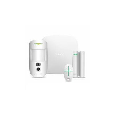 Ajax StarterKit Cam HDR (8EU) UA white комплект охоронної сигналізації