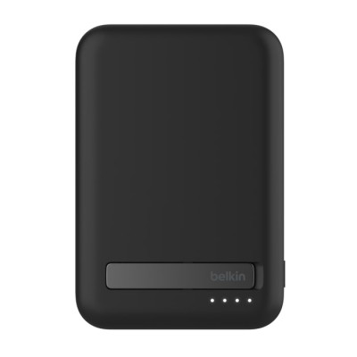 Акумулятор портативний літій-іонний Power Bank Belkin 8000мА·год, 15Вт, MagSafe Qi2, чорний Акумулятор портативний літій-іонний Power Bank Belkin 8000мА·год, 15Вт, MagSafe Qi2, чорний