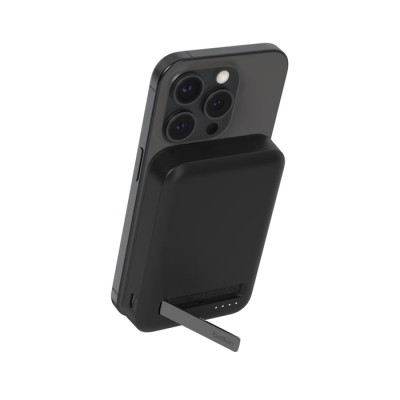 Акумулятор портативний літій-іонний Power Bank Belkin 8000мА·год, 15Вт, MagSafe Qi2, чорний Акумулятор портативний літій-іонний Power Bank Belkin 8000мА·год, 15Вт, MagSafe Qi2, чорний