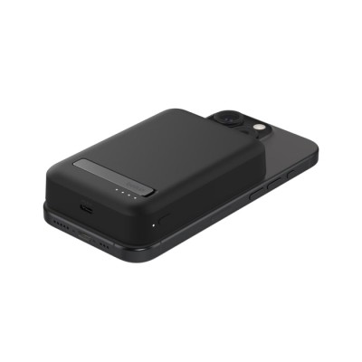 Акумулятор портативний літій-іонний Power Bank Belkin 8000мА·год, 15Вт, MagSafe Qi2, чорний Акумулятор портативний літій-іонний Power Bank Belkin 8000мА·год, 15Вт, MagSafe Qi2, чорний