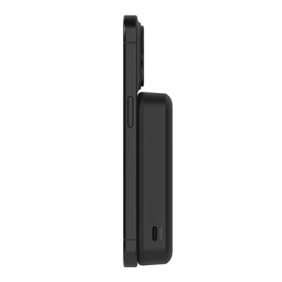 Акумулятор портативний літій-іонний Power Bank Belkin 8000мА·год, 15Вт, MagSafe Qi2, чорний Акумулятор портативний літій-іонний Power Bank Belkin 8000мА·год, 15Вт, MagSafe Qi2, чорний