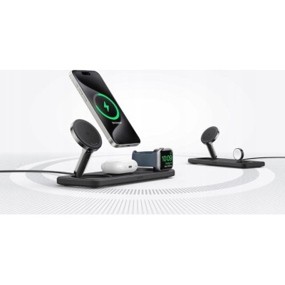 Бездротовий зарядний пристрій ANKER MagGo Wireless Charging Station 15W 3-in-1 Pad (Чорний) Бездротовий зарядний пристрій ANKER MagGo Wireless Charging Station 15W 3-in-1 Pad (Чорний)