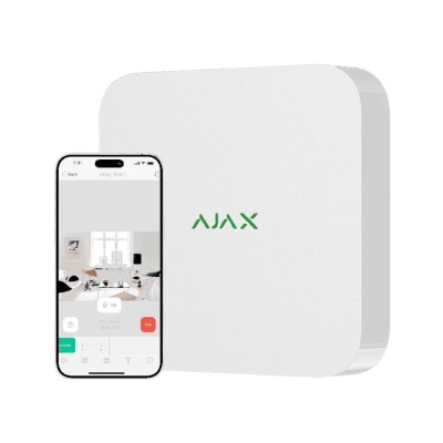 Ajax NVR (16ch) (8EU) ASP white мережевий відеореєстратор Ajax NVR (16ch) (8EU) ASP white мережевий відеореєстратор