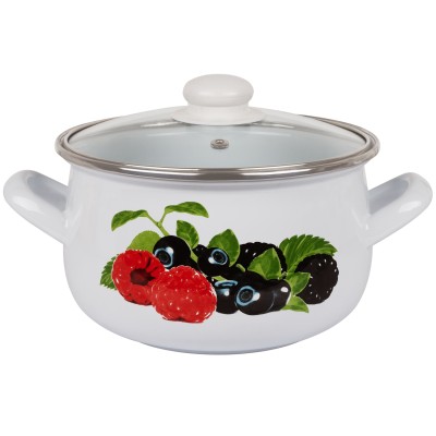 Каструля IDEA HOME 2207/Каструля/ск.кр/16 см/1.8 л/Berries (6832817) Каструля IDEA HOME 2207/Каструля/ск.кр/16 см/1.8 л/Berries (6832817)