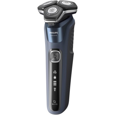 Бритва електр. Philips роторна Series 5000, 9Вт, бритв.головок-3, Li-Ion, сух.+волог., тример, синій (S5885/10)